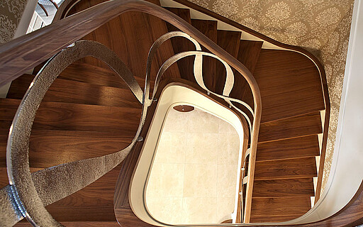 classic wood stair